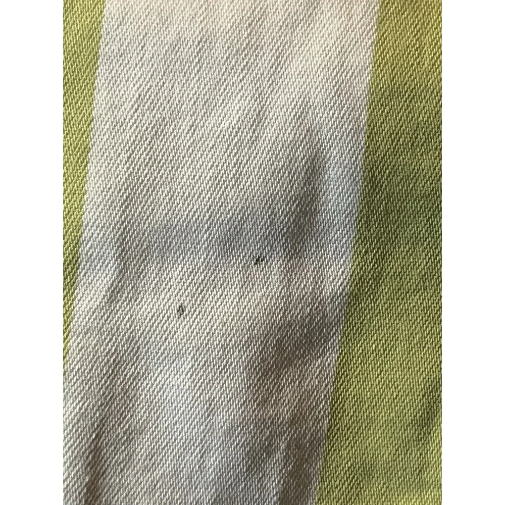 Pottery Barn striped pillow sham blue & green standard size 24” X 29”